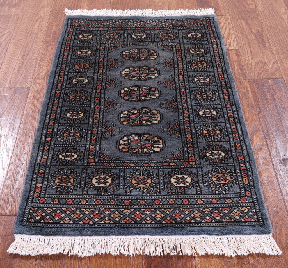 Handmade Silky Bokhara Wool Rug 2' 0" X 3' 0" - Q13857