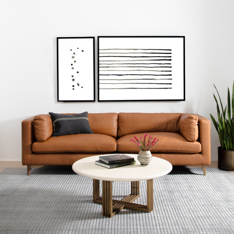 BeckWith Sofa-94"-Natural Washed Camel