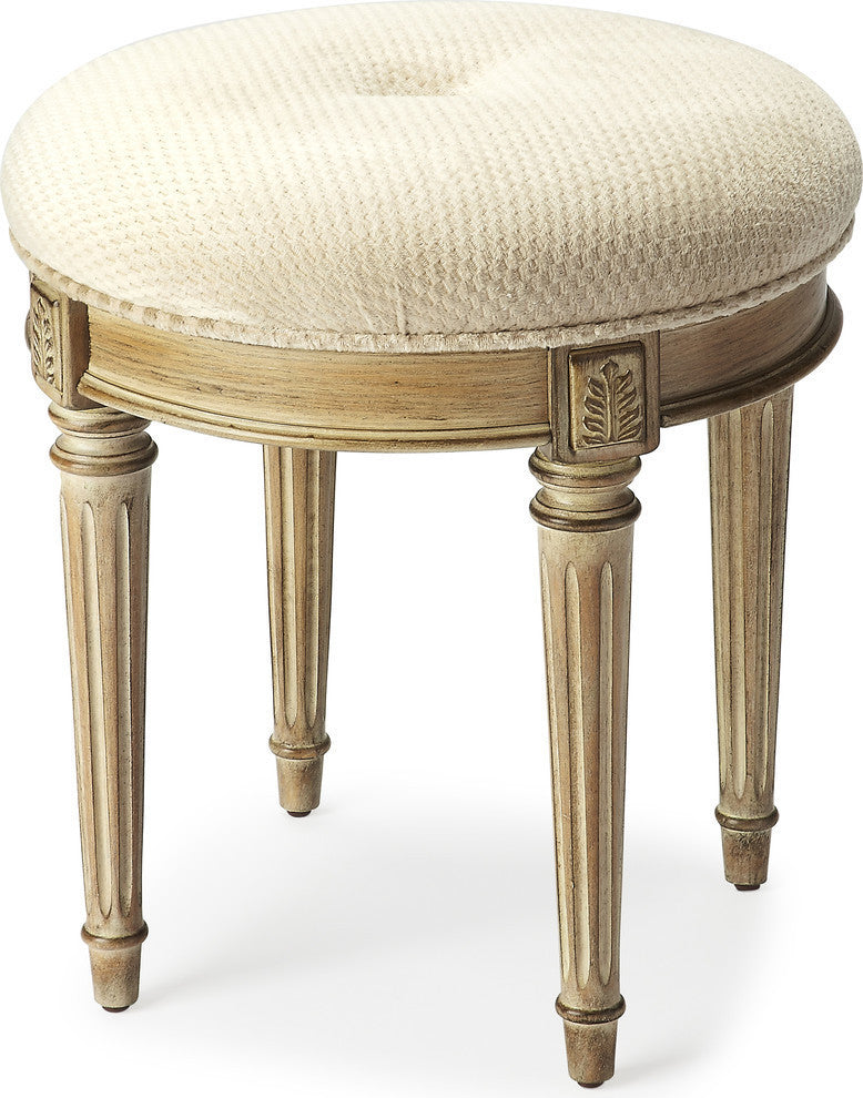 Butler Bernadette Driftwood Vanity Stool