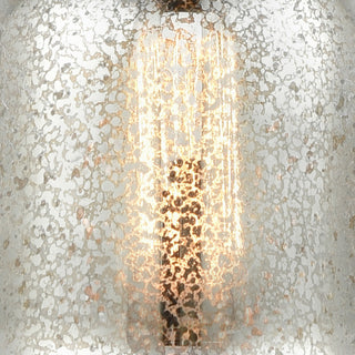 Bell 3 Light 32" Bath Vanity Light, LED, Antique Brass, Silver Plated Mercury