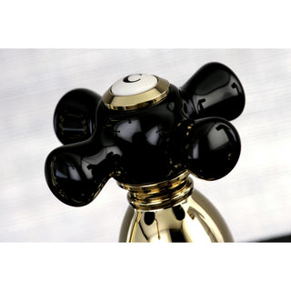 Kingston Brass Centerset Kitchen Faucet, Polished Brass