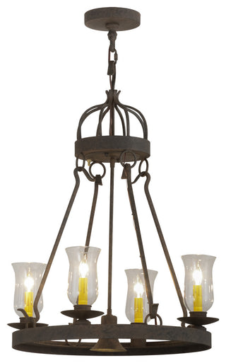 24W Lakeshore 4 LT W/Downlight Chandelier