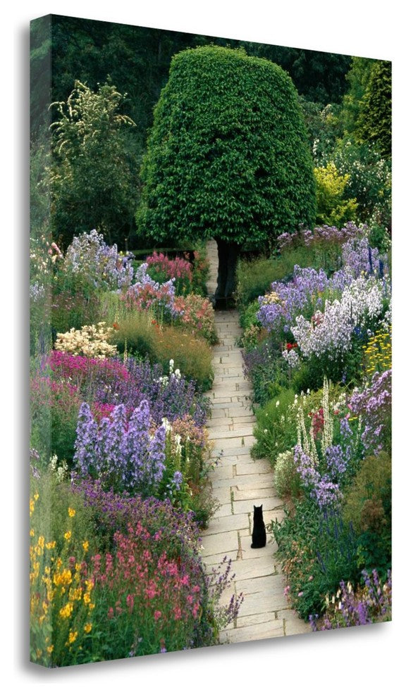 "The Garden Cat" By Greg Gawlowski, Giclee Print on Gallery Wrap Canvas