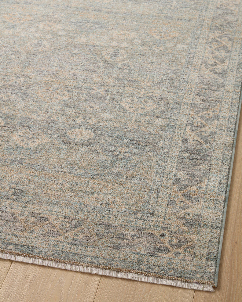 Angela Rose x Loloi Blake Sky / Beige 18" x 18" Sample Rug