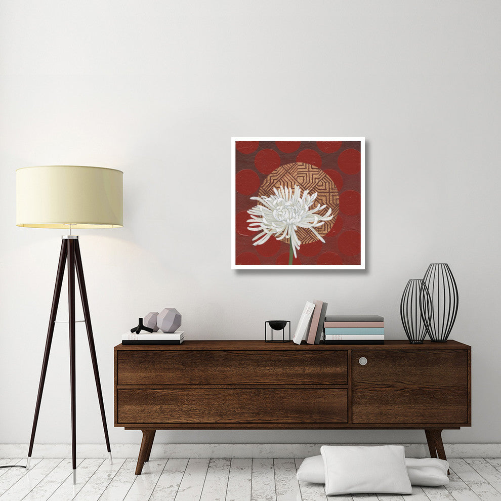 "Morning Chrysanthemum IV" Digital Paper Print by Kathrine Lovell, 32"x32"