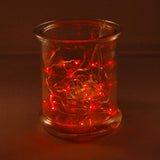 Battery Operated Waterproof Mini String 40-Light, Set of 2, Pink