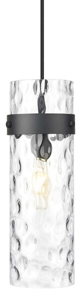 Z-Lite 7002P5 Fontaine 6"W Mini Pendant - Matte Black