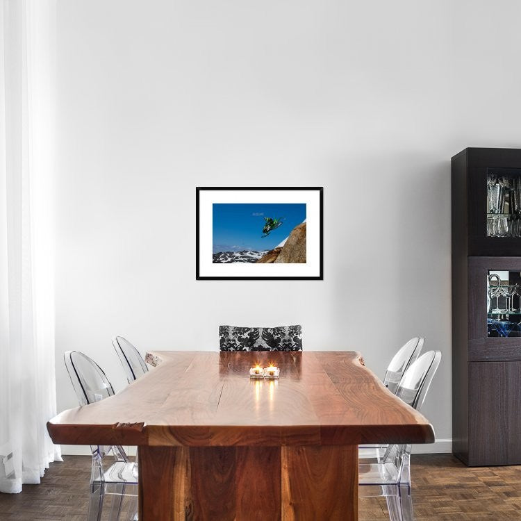 "Free Fall" Framed Digital Print by Christian Otnes, 30x22"