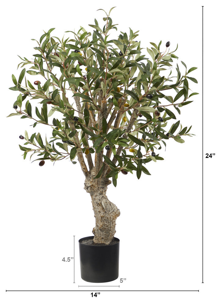 2'' Olive Artificial Tree