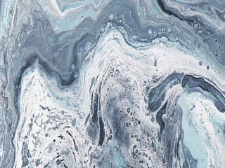 Calm Sea Abstract - 72 x 54 by Julie DeRice