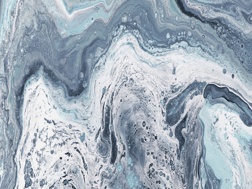 Calm Sea Abstract - 72 x 54 by Julie DeRice
