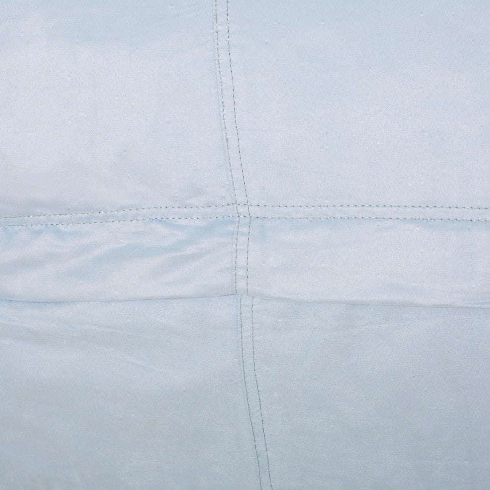 Liberty Modern 8 Foot Microfiber Pastel Bean Bag, Sea Foam Teal