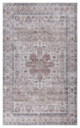 Safavieh Arizona Machine-Washable Collection ARZ243 Rug, Sage/Rust, 8'x10'