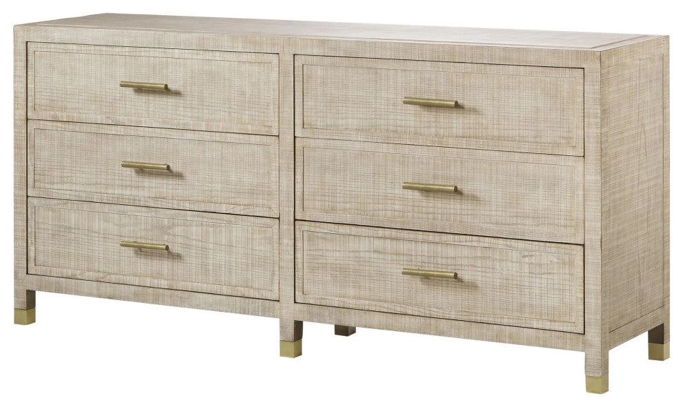 Sonder Living Classic Raffles Dresser 6 Drawer
