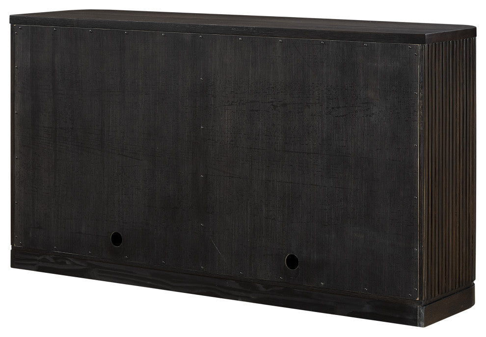 Contemporary Style, Wood Dining Sideboard, Dark Chocolate