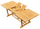 11-Piece Outdoor Teak Dining Set: 94" Masc Rectangle Table, 10 Arbor Chairs