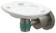 Green Eden 5-1/8 " Toothbrush/Tumbler Holder With Neoprene Sleeve, Satin Nickel