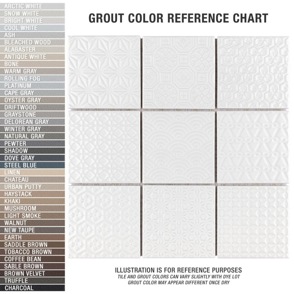 Spirit White Porcelain Floor and Wall Tile