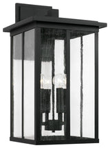 Capital Lighting 943843 Barrett 4 Light 22" Tall Outdoor Wall - Black