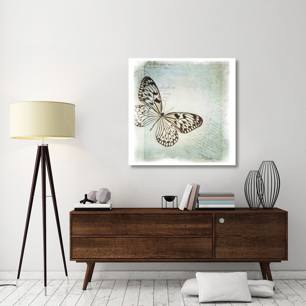 "Floating Butterfly IV" Digital Paper Print by Debra Van Swearingen, 42"x42"