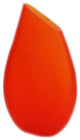Murano Glass Brina Vase, Orange