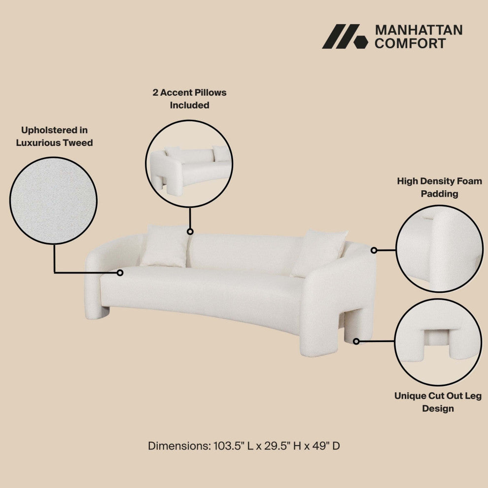 Manhattan Comfort Sylvia Sofa