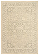 Nourison Tulum 5'3" x 7' Taupe Olive Outdoor Rug