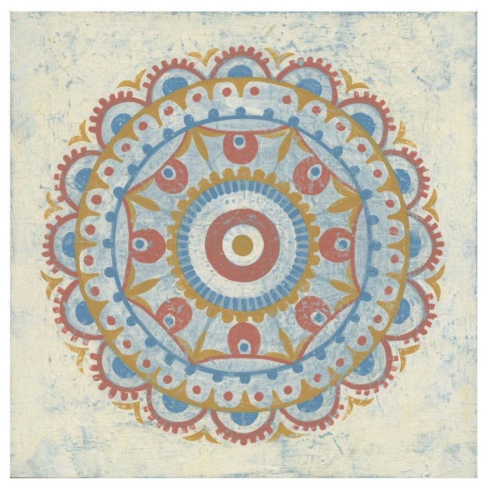 "Lakai Circle VI" Digital Paper Print by Kathrine Lovell, 26"x26"