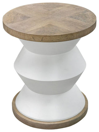 Uttermost Spool Geometric Side Table