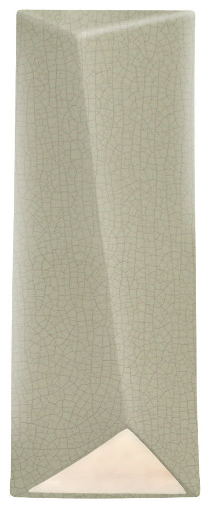 Ambiance ADA Diagonal Rectangle LED Wall, Celadon Green