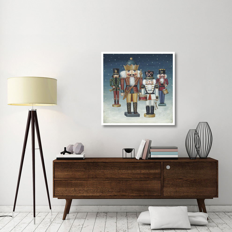 "King Nutcrackers Snow" Digital Paper Print by David Carter Brown, 38"x38"