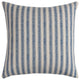 Blue Natural Ticking Stripe Throw Pillow