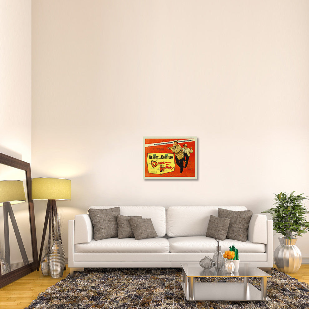 "Abbott & Costello - Dance With Me Henry" Canvas Giclee, 30"x24"