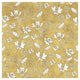 "Color my World Lotus Pattern Gold" Paper Print by Daphne Brissonnet, 26"x26"