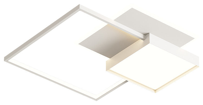 Hasselt | Modern Geometric LED Ceiling Light, Square