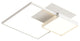 Hasselt | Modern Geometric LED Ceiling Light, Square