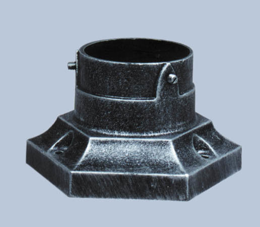 Aluminum Stub Post Base, Oil Rubbed Bronze