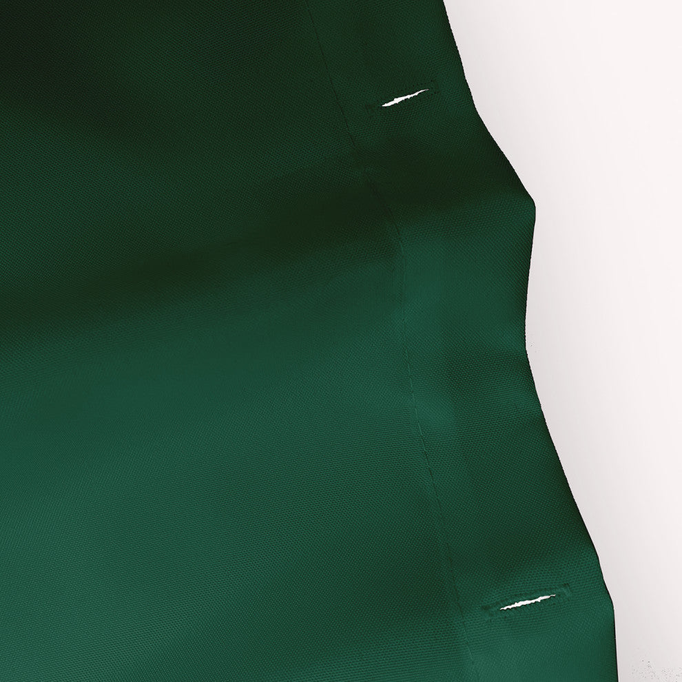 70"Wx73"L Cool Christmas Deer Shower Curtain, Forest Green