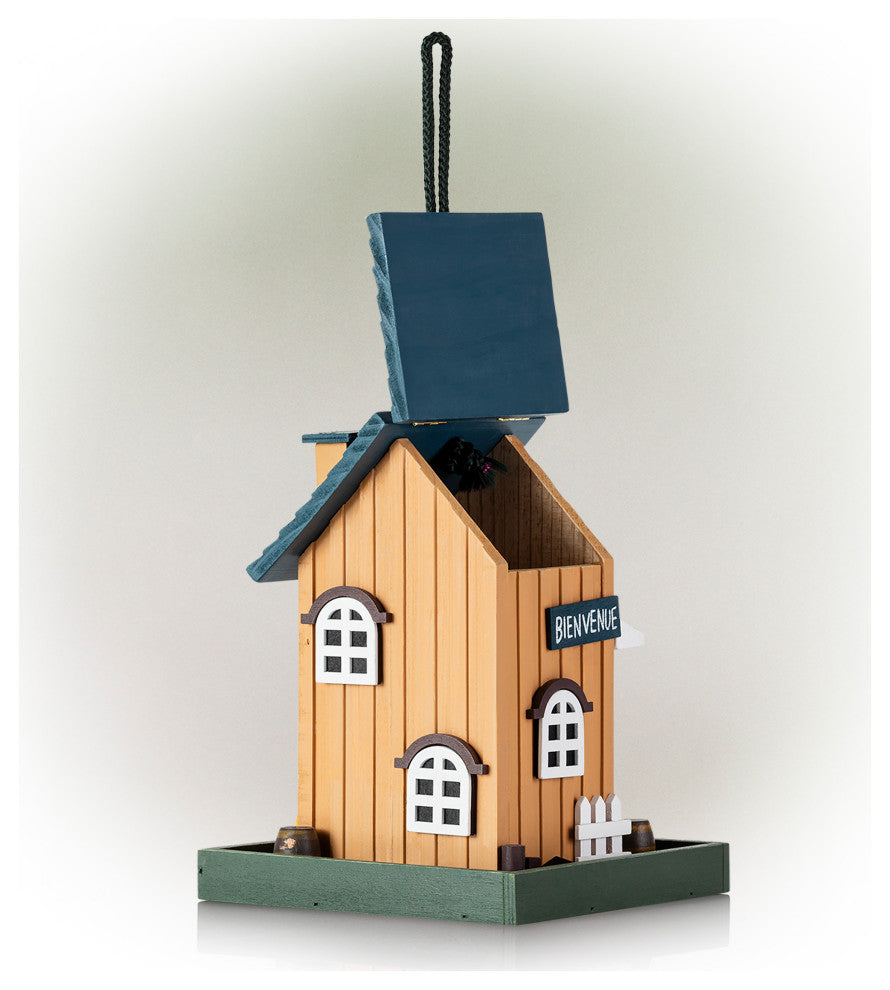 Alpine Hanging Cafe Bird Feeder, 9"