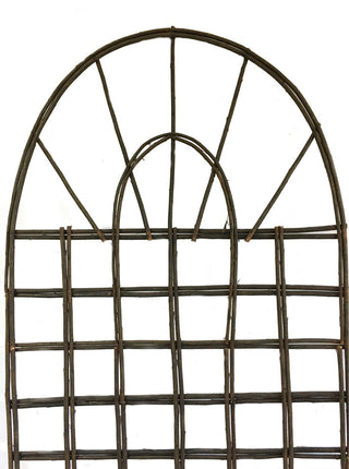Willow Round Top Lattice Trellis, 24"W x 72"H