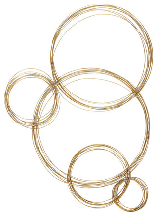 Uttermost Golden Bubbles Metal Wall Decor