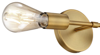 Iconic LED Wall Sconce in Antique Brushed Brass