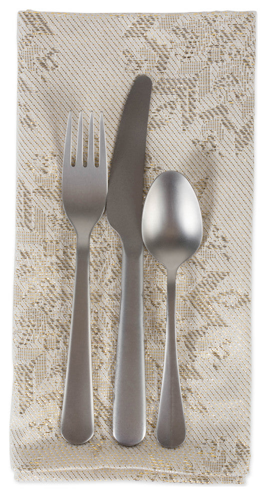 Winter Sparkle Jacquard Na-Packin, Set Of 6