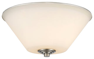 Jarra 2 Light Flush Mount, Brushed Nickel