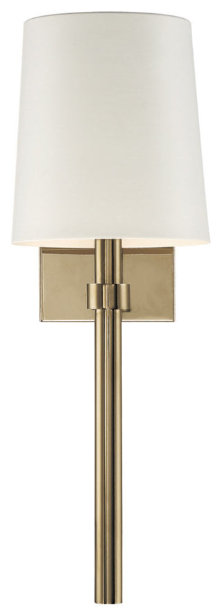 Crystorama BRO-451-VG, 1-Light Wall Mount, Vibrant Gold