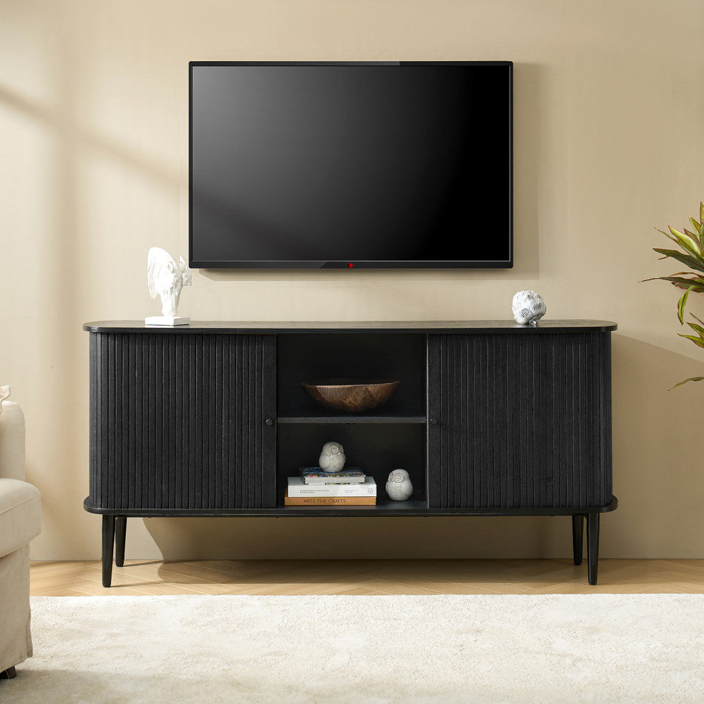 63"W Sideboard, Black