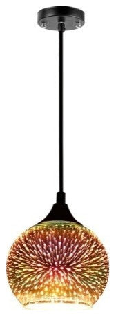 MIRODEMIÂ® Gourdon 3D Colorful Starry Sky Pendant Lamp, I16
