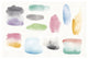 "Watercolor Swatch Bright" Digital Paper Print by Elyse DeNeige, 50"x34"