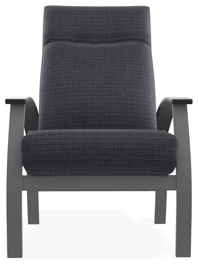 Belle Isle Cushion Outdoor Adjustable Back Chair, Proven Ash/Graphite