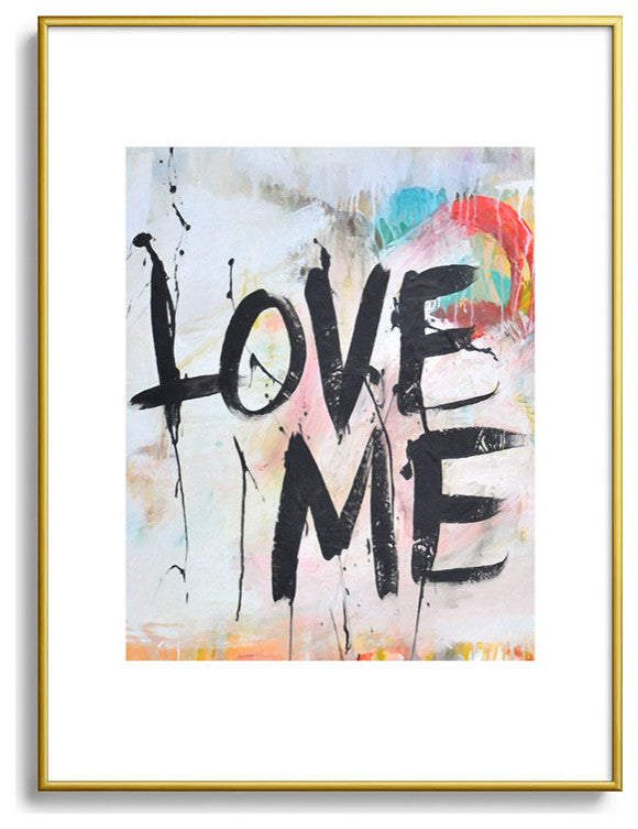 Kent Youngstrom Love Me Metal Framed Art Print